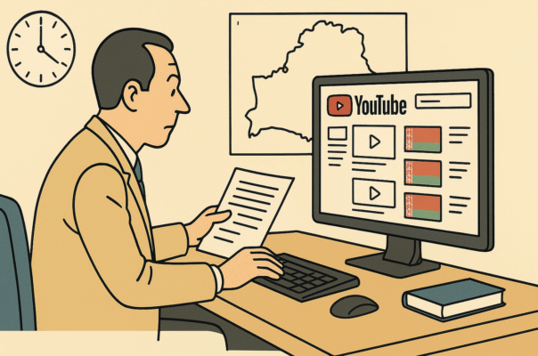 Monitoring of leading Belarusian state YouTube channels, May 2025