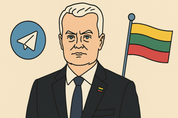 Fake image of the Lithuanian president was circulated on Telegram channels in the Grodno region